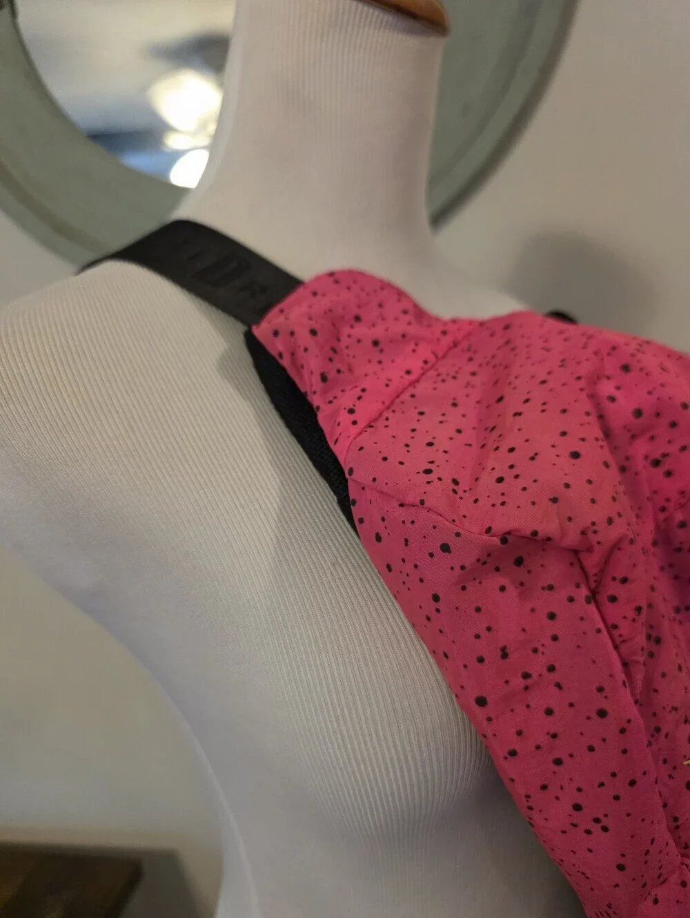 Jordan Jumpman Pink Speckled Print Sling Bag Adjustable Strap Padded Comfort